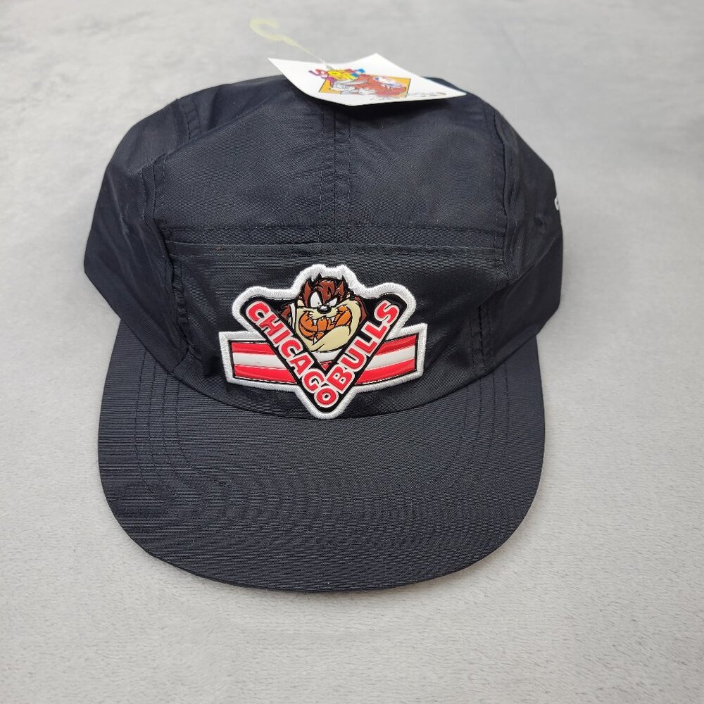 Chicago Bulls Hat Cap Boys Strapback Five Panel Taz Vintage Deadstock Youth Kids
